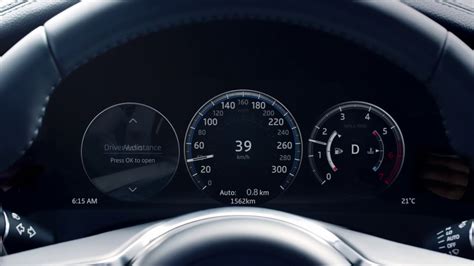 Jaguar XF Virtual Instrument Cluster YouTube