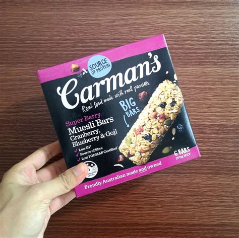 Carman S Super Berry Muesli Bar Review Abillion