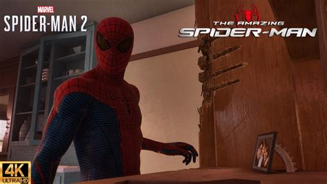 Peter Looks For Dr Connors At His House With TASM Suit Marvel S