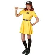 Rockford Peaches Baseball Uniform Adult Costume - Walmart.com