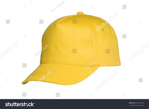 Baseball Cap Yellow Stock Photo 218672863 : Shutterstock