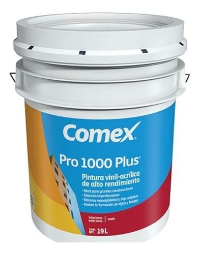 Pintura Come Vinil Acrílica Blanca Línea Pro1000 Plus Meses Sin