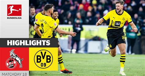 Resultados Colonia Borussia Dortmund 0 4 18ª jornada de Bundesliga