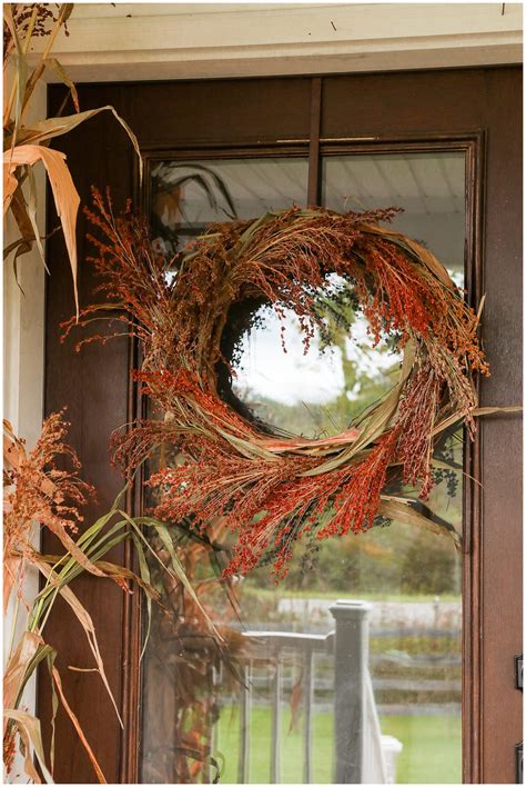 DIY Broom Corn Wreath - Sugar Maple Farmhouse