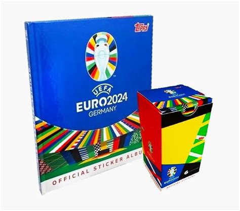 Set Caja Con 50 Sobres EURO 2024 Album Pasta Dura EUROCOPA Inspire