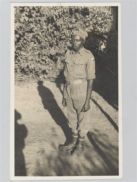 Danual A Buganda Cook Serving With The 4th Uganda Battalion Kings