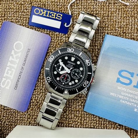 Seiko Mens Ssc015p1 Chronograph Solar Stainless Steel Quartz Mens Watch