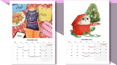 Cat Calendar :: Behance