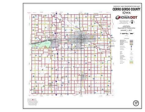 Pdf Highway And Transportation Map Cerro Gordo Cerro Gordo County