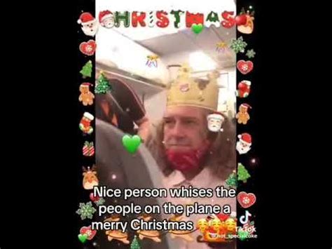 Airplane Burger King Crown Guy Wishes Everyone A Merry Christmas YouTube