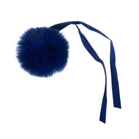 Trimits Faux Fur Pom Pom Cm Blue Wool Warehouse Buy Yarn