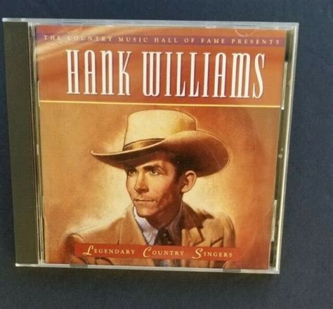 Hank Williams Country Music Hall Of Fame Cd 25 Songs Ebay