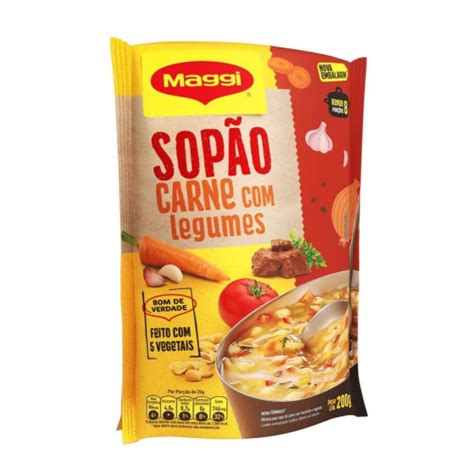 SOPAO MAGGI CARNE 200g Supermercado Evangélico O Supermercado da