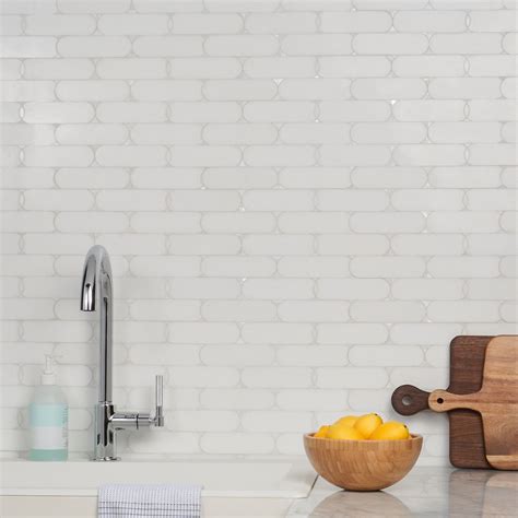 2x6 White Ceramic Tile