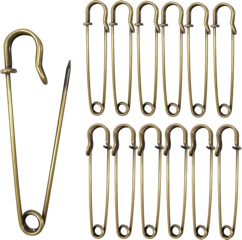 Urmspst Safety Pins Upgraded 3 Large Safety Pins Pack Of 30 For