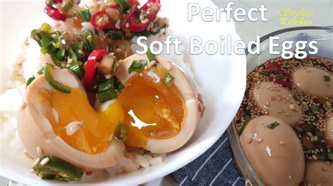 Perfect Soft Boiled Eggs Soy Saucemayak Eggs게란장조림