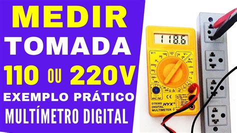 Como Medir Corrente 220v Com Multímetro Edukita