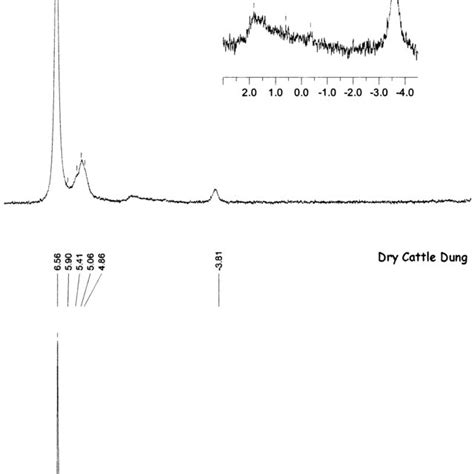 Solution 31 P Nuclear Magnetic Resonance Spectra Of Fresh And Dry