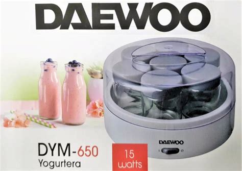 Yogurtera Daewoo Dym650 Fabrica Yogurt 7 Jarros Vidrio 200ml TECNIKA