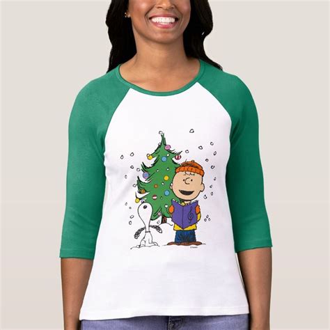 Peanuts Christmas Caroling T Shirt Zazzle Peanuts Christmas Top