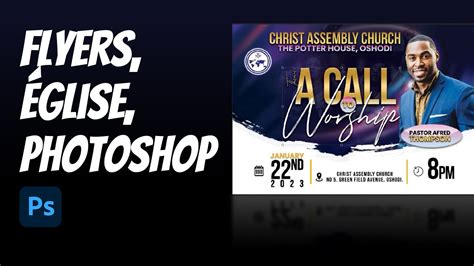 Création de flyers pour une église Tutoriel Photoshop YouTube