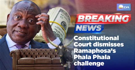 Concourt Judgement Against Ramaphosa Confirms Need For Phala Phala Ad Hoc Committee