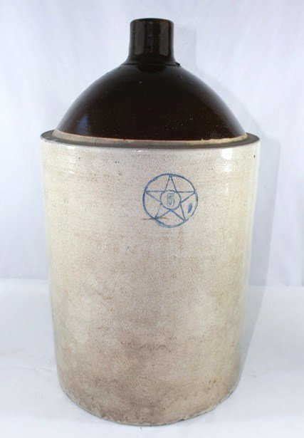 Blue Star 5 Gallon Stoneware Crock