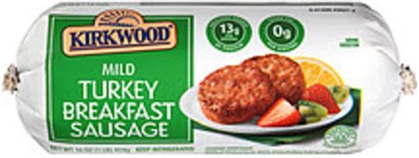 Aldi Kirkwood Mild Turkey Breakfast Sausage 023405 16 Oz Nutrition