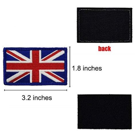 Uk Flag Patch Velcro Etsy