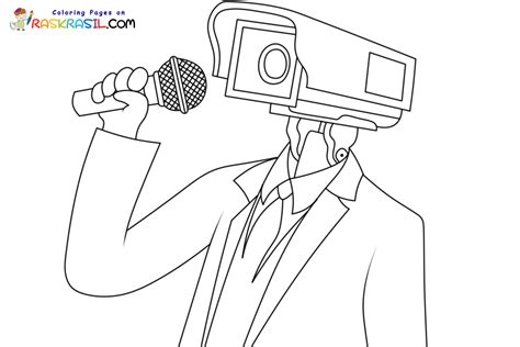 Cameraman Coloring Pages