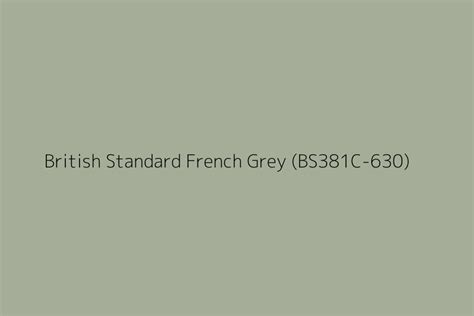 British Standard French Grey Bs381c 630 Color Hex Code