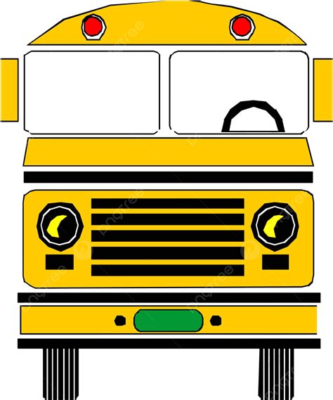 Autobús Escolar Amarillo Ilustración Vectorial Viaje Ciudad Colegial