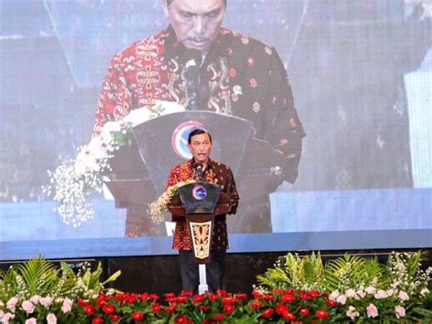 Peringati Puncak Hari Maritim Nasional Menko Luhut Optimis