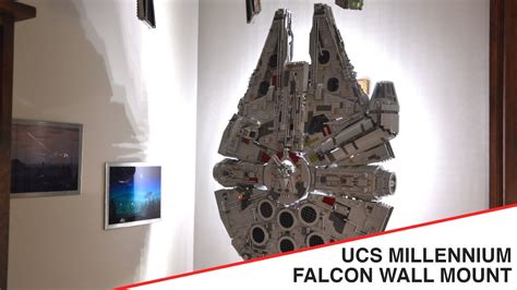 Ucs Millennium Falcon Wall Mount Youtube