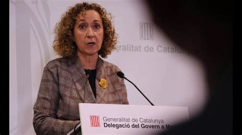 Roda De Premsa De La Consellera De Territori Ester Capella Sobre L