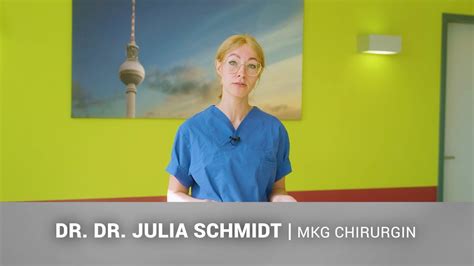 Dr Dr Julia Schmidt Mund Kiefer Und Gesichtschirurgin