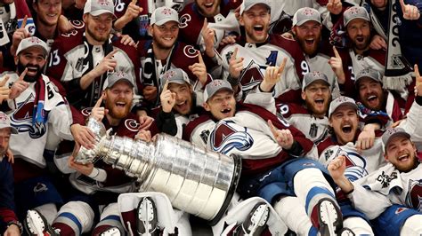 Colorado Avalanche lift the Stanley Cup