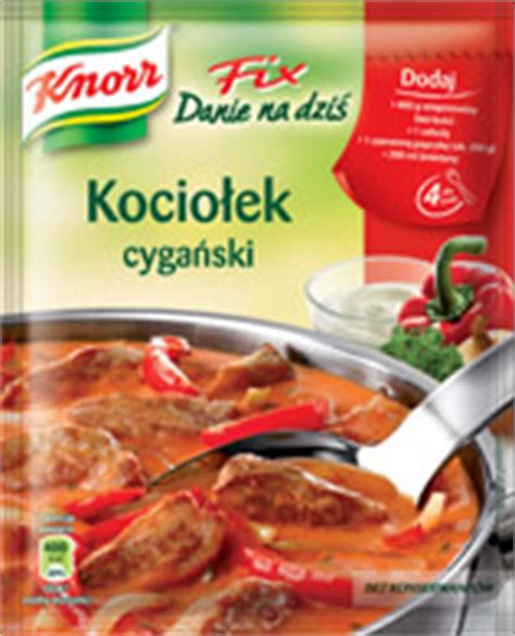 Knorr Fix Danie Na Dzi Kocio Ek Cyga Ski Fixy Opinie E Commerce Pl