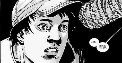 Negan Killing Glenn in The Walking Dead Comic Books | POPSUGAR ...