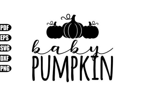 Baby Pumpkin Svg Graphic by creativekhadiza124 · Creative Fabrica