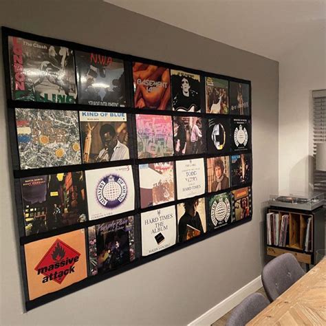 12 Vinyl Record Display Frame Lp Wall Storage Record Roots