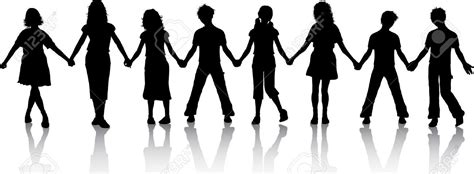 Holding Hands Silhouette Vector at Vectorified.com | Collection of ...