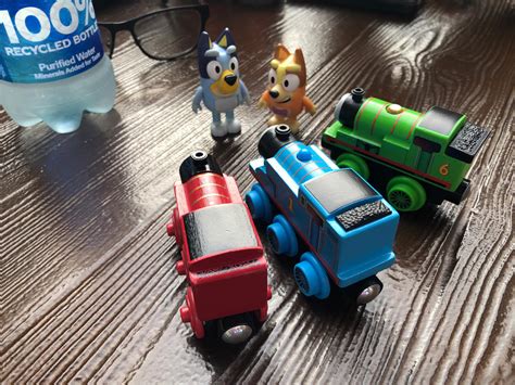 The Tank Engines Meeting Bluey And Bingo At Disney By