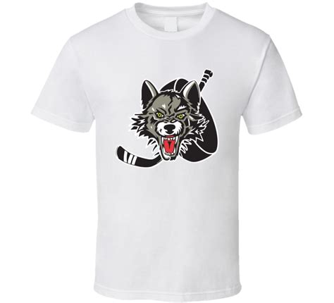 Chicago Wolves International Hockey League Ihl Retro Sports Team Logo T