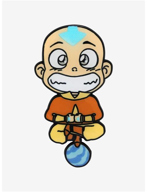 Avatar: The Last Airbender Chibi Aang Enamel Pin - BoxLunch Exclusive ...