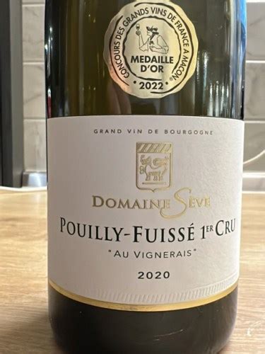 Domaine Jean Pierre S Ve Pouilly Fuiss Er Cru Au Vignerais Vivino