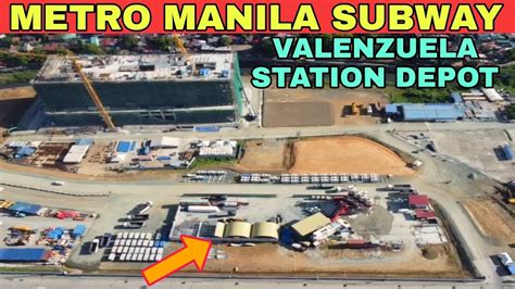 Latest Update Metro Manila Subway VALENZUELA STATION DEPOT Phase 1