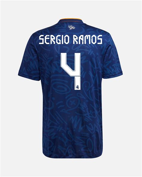 Camiseta 2ª Real Madrid 20212022 Authentic Sergio Ramos