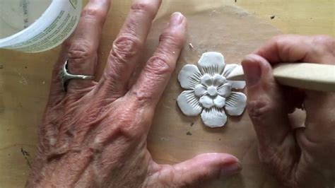 Artful Paper Clay Tutorial 1 How To Sculpt A Simple Flower Youtube