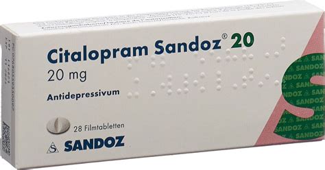 Citalopram Sandoz Filmtabletten 20mg 28 Stück In Der Adler Apotheke